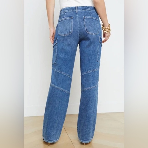 L’agence Brooklyn High-Rise Utility Katella Wide Leg Jean  25 - Picture 7 of 15